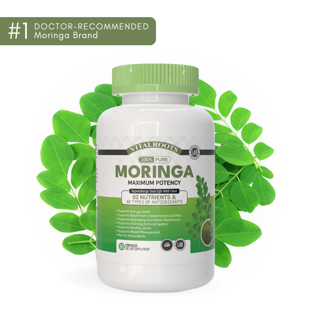 100% Pure | Organic Moringa Capsules