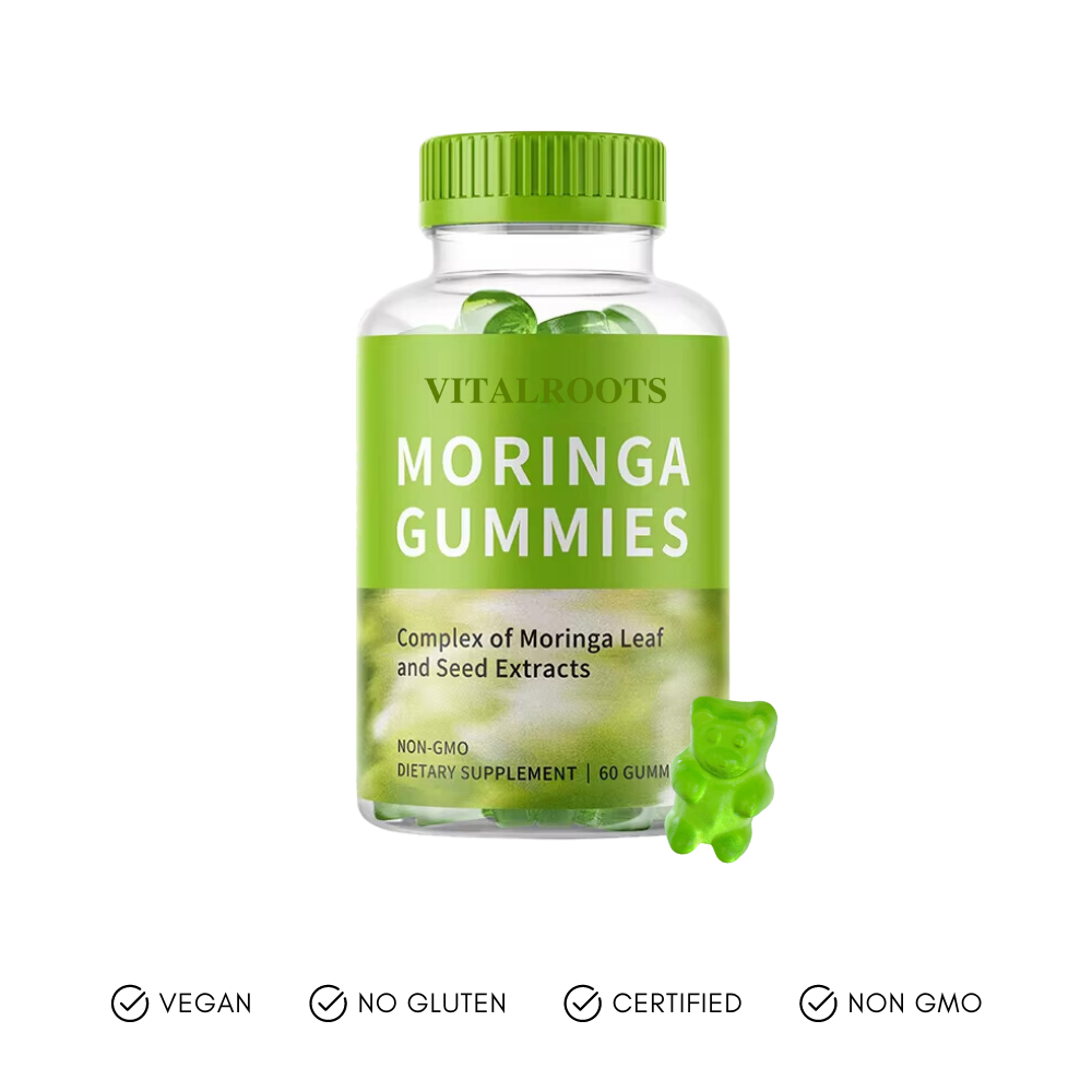 100% Pure Organic Moringa Gummies